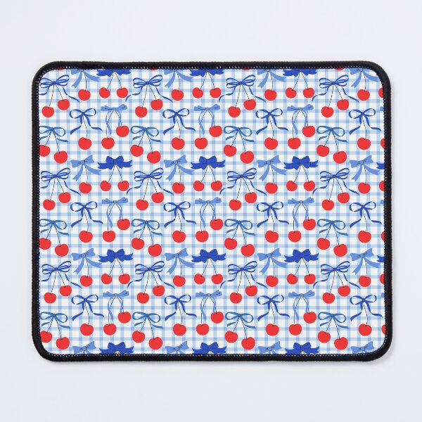 Item preview, Cherry red and blue pattern designed and sold by Bl00mWave.