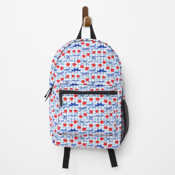 Item preview, Cherry red and blue pattern  designed and sold by Bl00mWave.