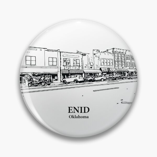 Artikelvorschau, Enid - Oklahoma entworfen und verkauft von Lakeric Cityscapes.
