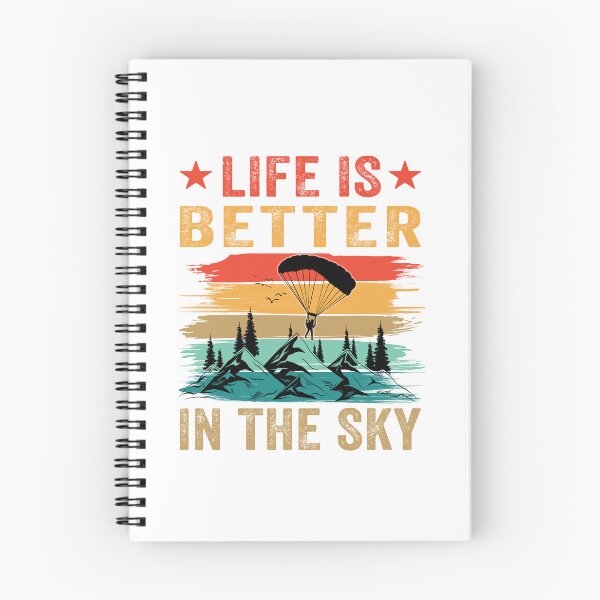 Item preview, Life is better in the sky parachute skydiving designed and sold by AgaDesignStudio.