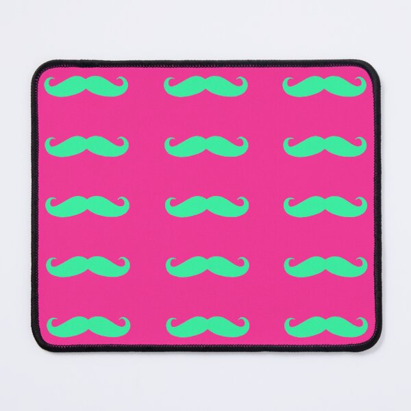 Item preview, pink and green hipster mustache design  designed and sold by grxyv.