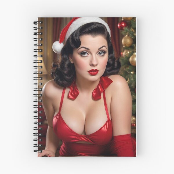 Item preview, Winter Wonderland Pin Up – 1940s Vintage Holiday Art designed and sold by MissSaylor.