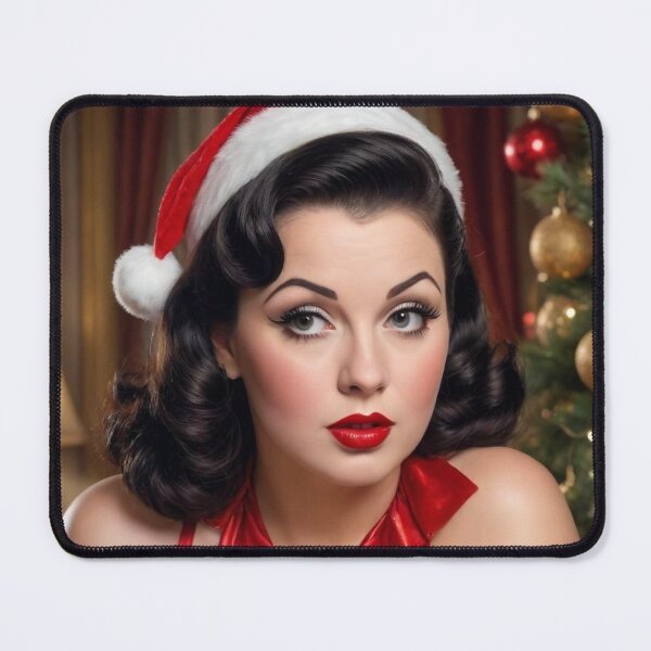 Item preview, Winter Wonderland Pin Up – 1940s Vintage Holiday Art designed and sold by MissSaylor.