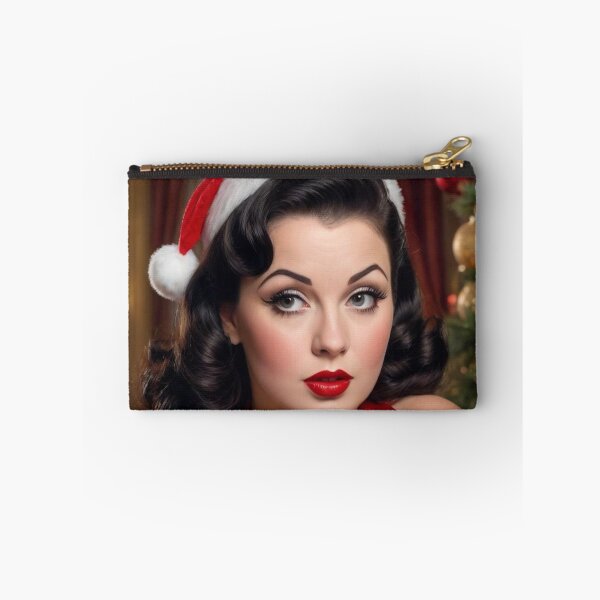 Item preview, Winter Wonderland Pin Up – 1940s Vintage Holiday Art designed and sold by MissSaylor.