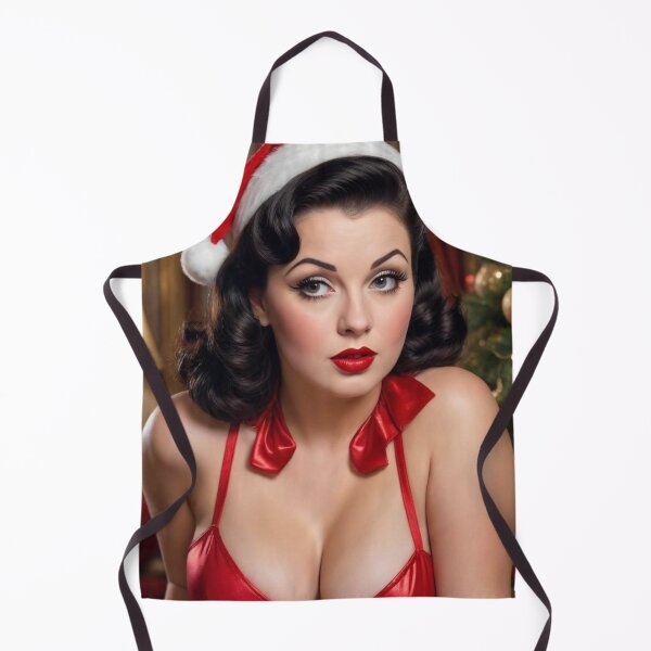 Item preview, Winter Wonderland Pin Up – 1940s Vintage Holiday Art designed and sold by MissSaylor.
