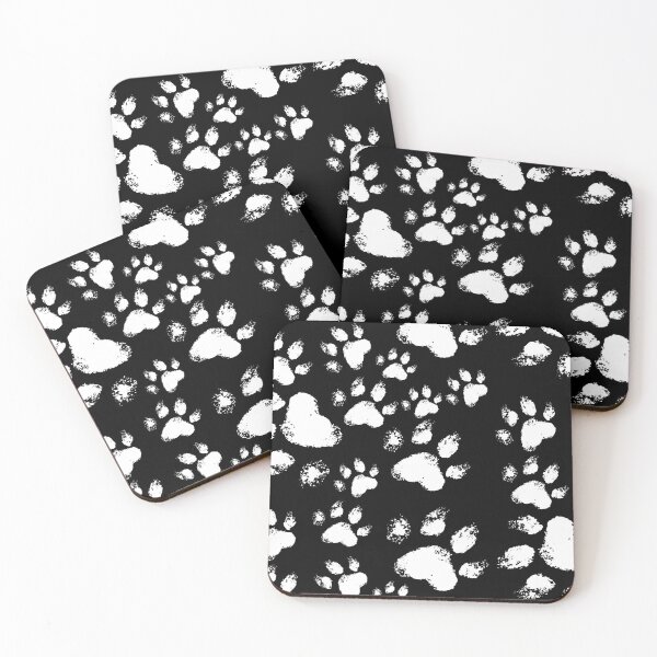 Item preview, Minimalist Paw Print Design - Black & White Cat Lover Design designed and sold by the pawsitive society .