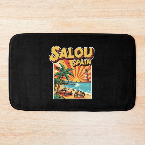 Item preview, "Vintage Salou Drive" – Retro Beach Scene designed and sold by DMNindustries.