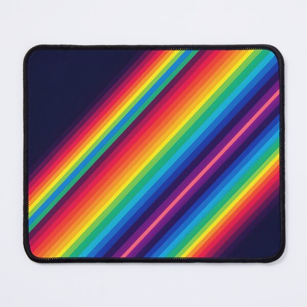 Item preview, Skewed Neon Glow – Colorful Futuristic Pattern designed and sold by EmeraldeaArt.