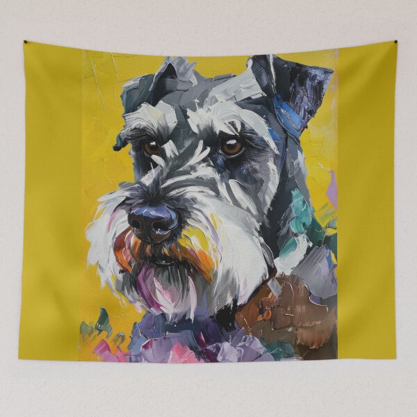 Item preview, Expressionist Schnauzer designed and sold by caracatita75.