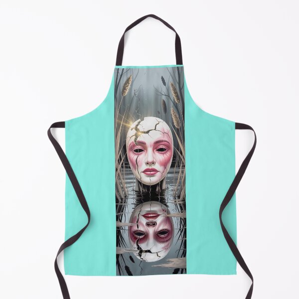 Item preview, Broken Doll Face Surreal Water Art By Merch, Limited Edition designed and sold by kraackforest.