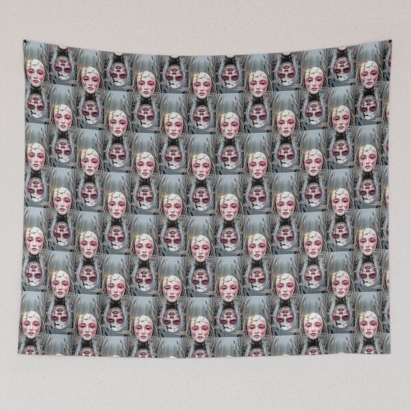 Item preview, Broken Doll Face Surreal Water Art By Merch, Limited Edition designed and sold by kraackforest.