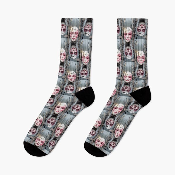 Item preview, Broken Doll Face Surreal Water Art By Merch, Limited Edition designed and sold by kraackforest.
