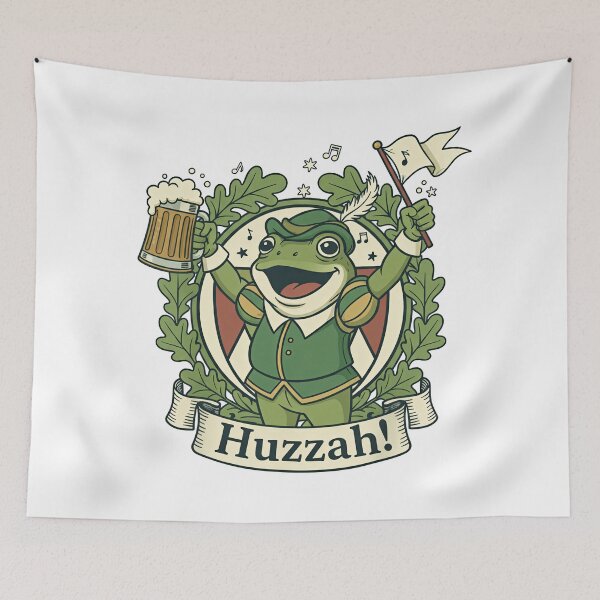 Item preview, Huzzah Renaissance Faire Frog designed and sold by TeeARTHY.