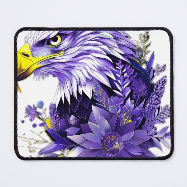 Item preview, Geometric Eagle – Purple Diamond Style Bald Eagle Art designed and sold by Naturalite19.