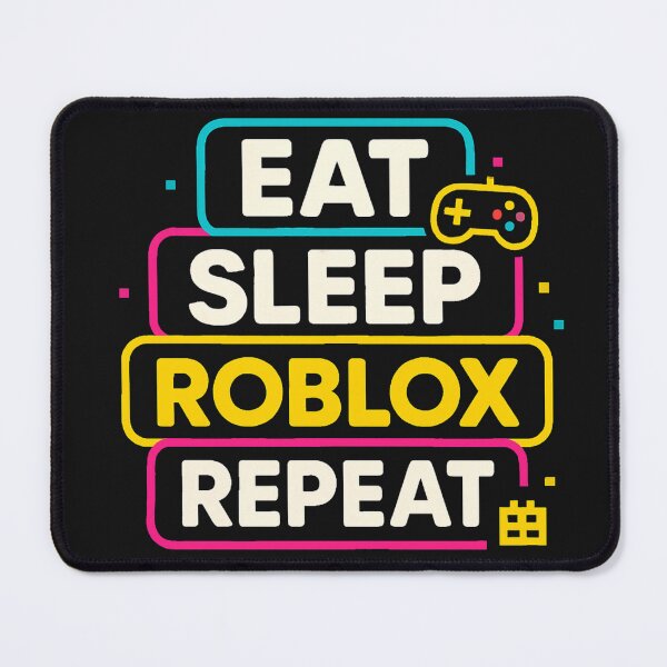 Item preview, Eat Sleep Roblox Repeat Roblox Avatar Squad Cartoon Tee for Gamers designed and sold by GeniePixel.