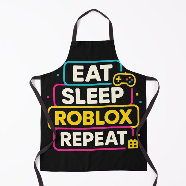 Item preview, Eat Sleep Roblox Repeat Roblox Avatar Squad Cartoon Tee for Gamers designed and sold by GeniePixel.