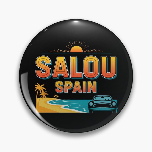 Item preview, "Salou Road Trip" – A Retro Coastal Graphic designed and sold by DMNindustries.