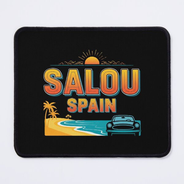 Item preview, "Salou Road Trip" – A Retro Coastal Graphic designed and sold by DMNindustries.