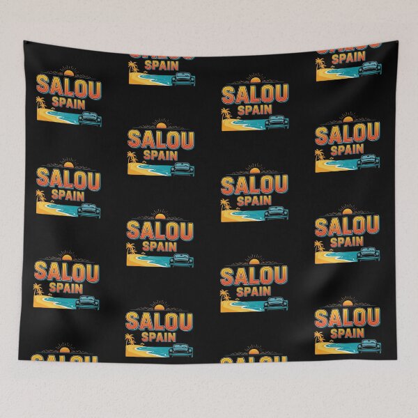 Item preview, "Salou Road Trip" – A Retro Coastal Graphic designed and sold by DMNindustries.