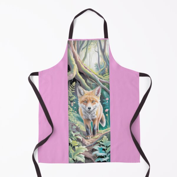 Item preview, Enchanted Fox Portrait In Mossy Forest By Merch, Limited Edition designed and sold by kraackforest.