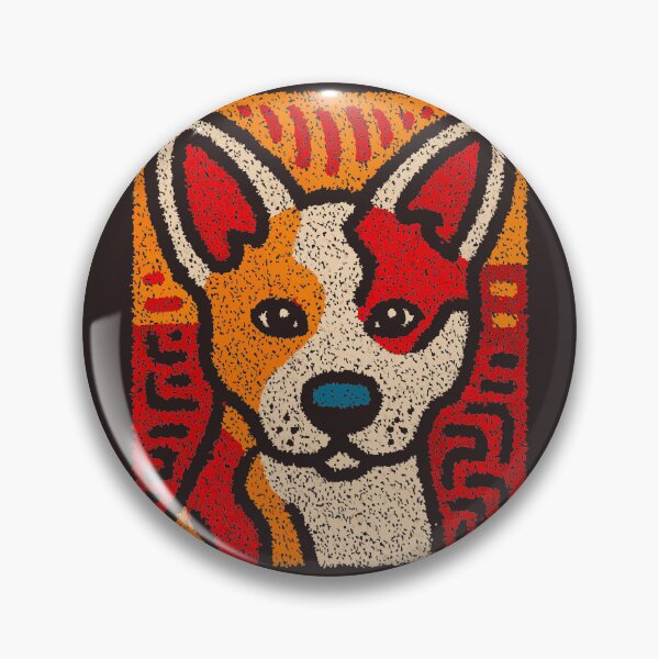 Item preview, Australian Dingo | Primitive Wildlife Folk Art designed and sold by TuncGK.