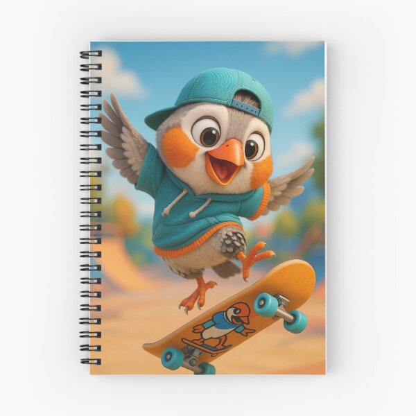 Item preview, Skater Zebra Finch designed and sold by Sillytoe.