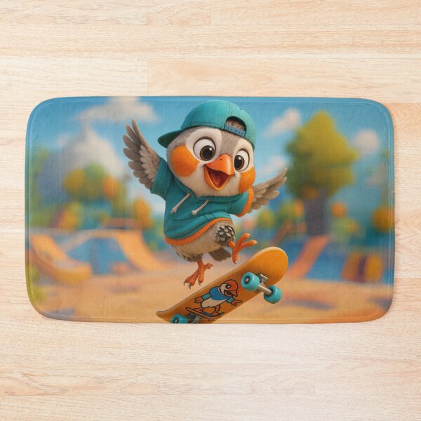 Item preview, Skater Zebra Finch designed and sold by Sillytoe.