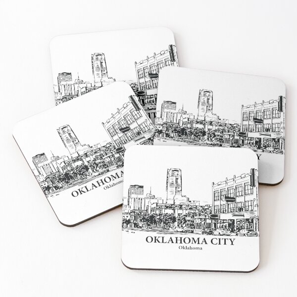 Artikelvorschau, Oklahoma City - Oklahoma entworfen und verkauft von Lakeric Cityscapes.