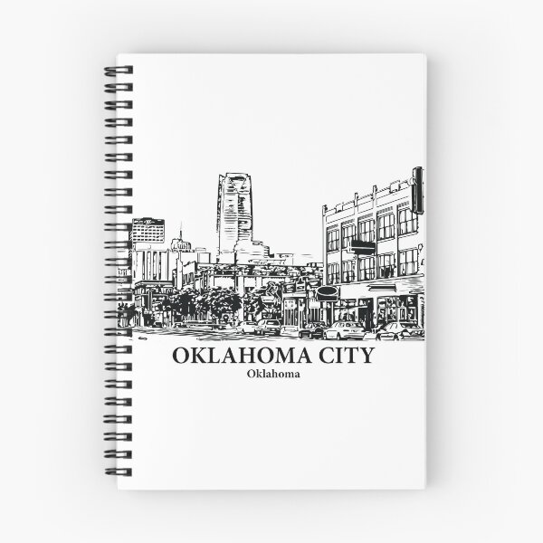 Artikelvorschau, Oklahoma City - Oklahoma entworfen und verkauft von Lakeric Cityscapes.