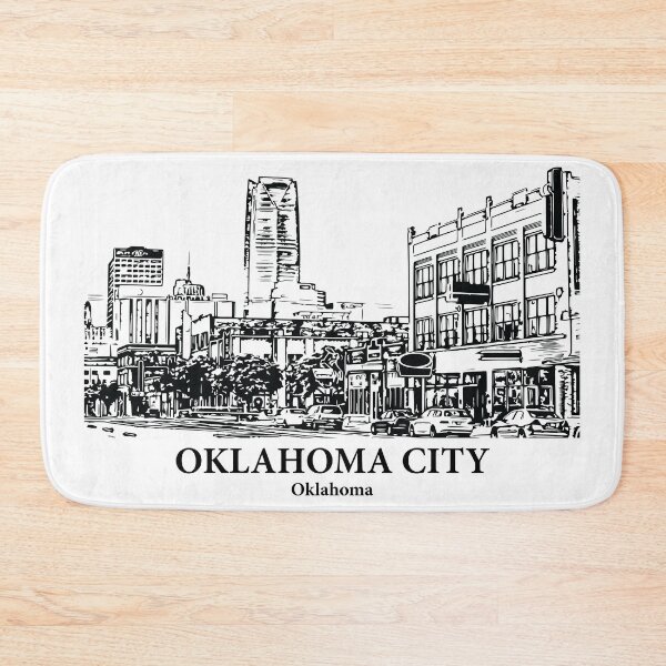 Artikelvorschau, Oklahoma City - Oklahoma entworfen und verkauft von Lakeric Cityscapes.