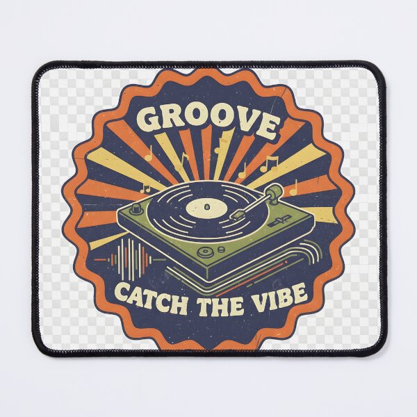 Item preview, Classic Spin: Vintage Turntable Retro Art designed and sold by magafadu.