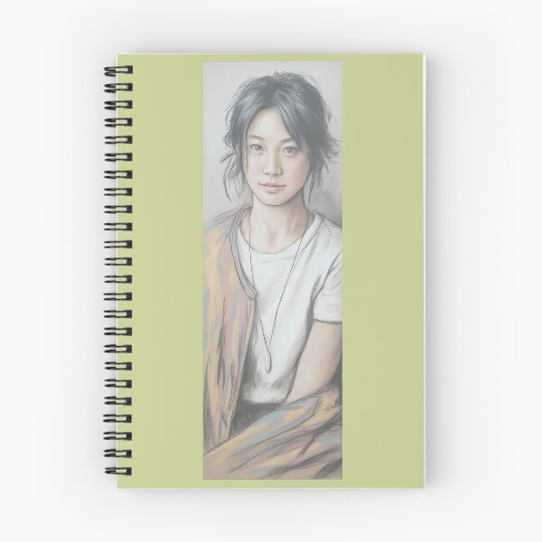 Item preview, Vibrant Portrait Of A Young Woman With Colorful Jacket By Merch, Limited Edition designed and sold by kraackforest.