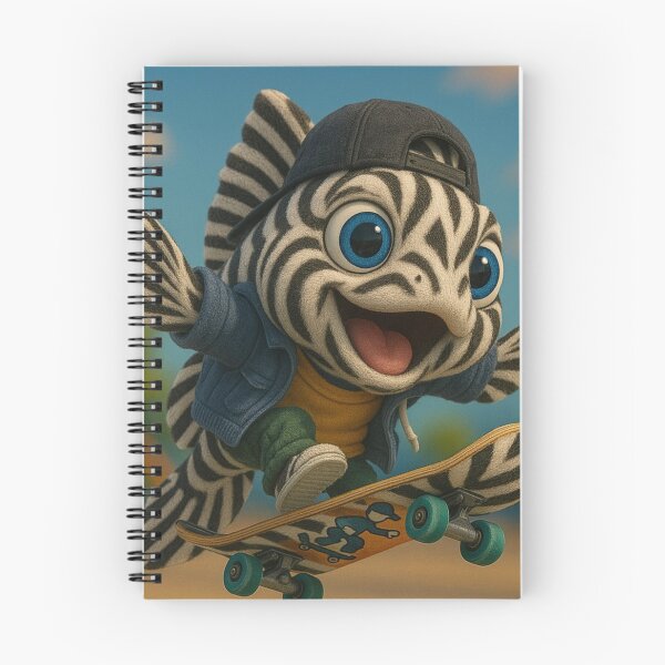 Item preview, Skater Zebra Pleco Fish designed and sold by Sillytoe.
