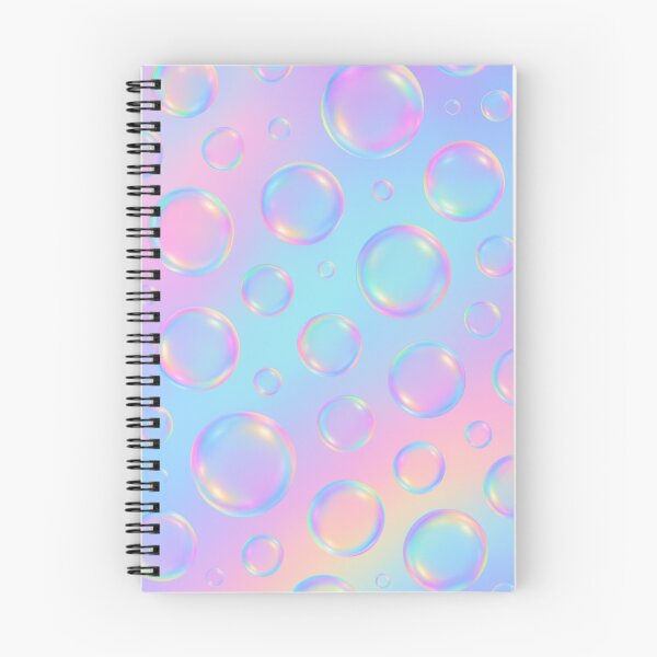 Item preview, Iridescent Bubbles Notebook designed and sold by Geek-Girl-Art.