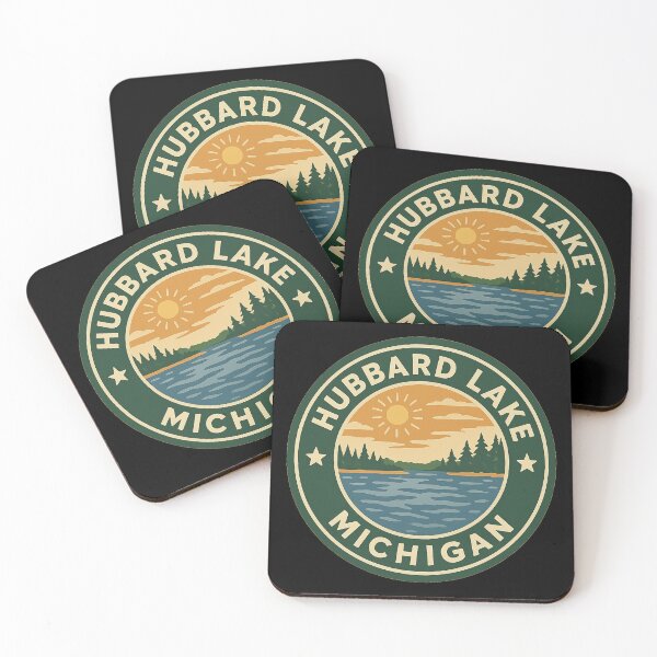Item preview, Hubbard Lake Michigan Circular Design designed and sold by American Travels.