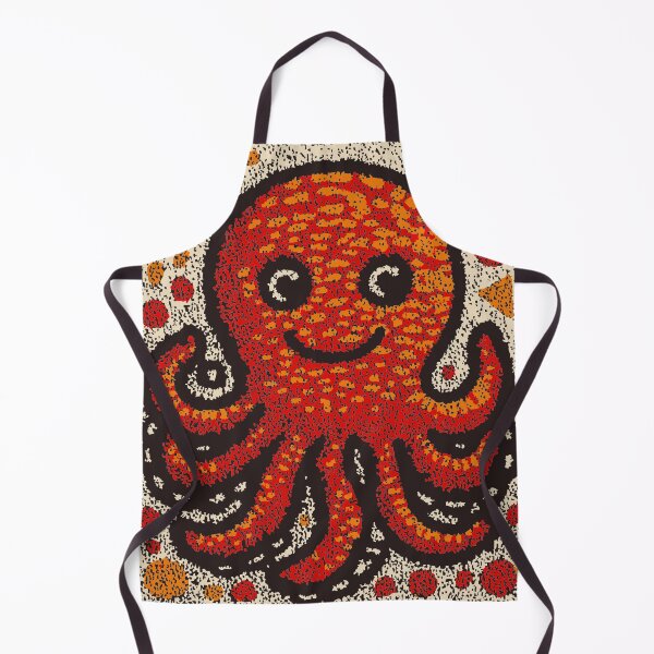 Item preview, Friendly Octopus | Whimsical Ocean Folk Art designed and sold by TuncGK.
