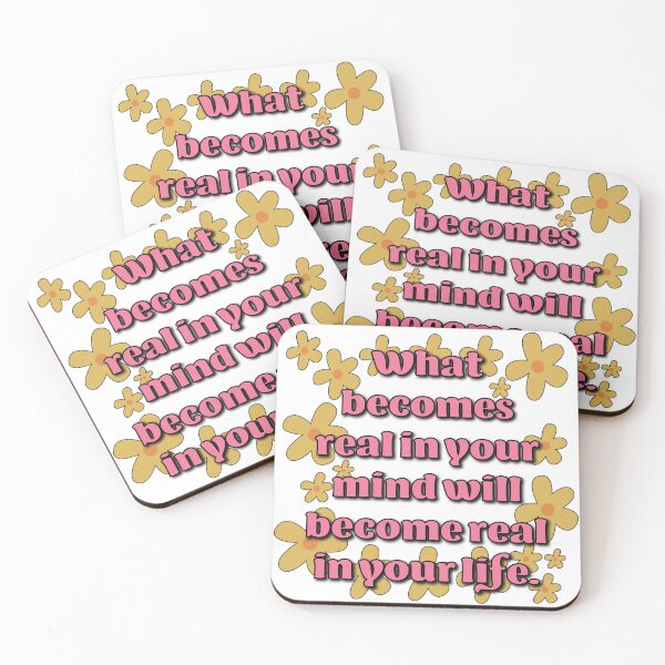 Item preview, What becomes real in your mind will become real in your life designed and sold by megutley.