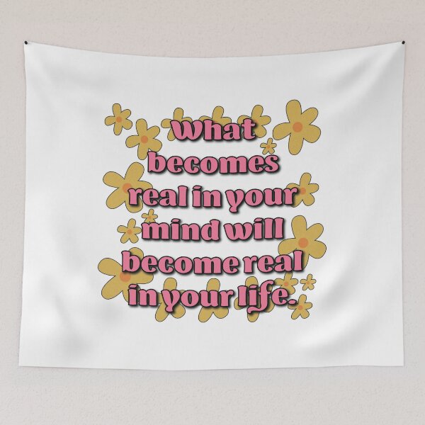 Item preview, What becomes real in your mind will become real in your life designed and sold by megutley.