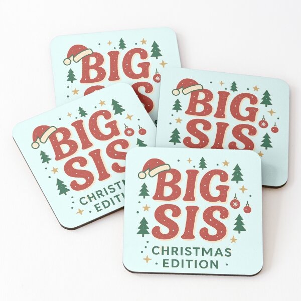 Item preview, Big Sis – Christmas Edition Festive Family Reveal Design designed and sold by Meandmyshop.