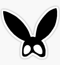 Dangerous Woman Bunny Ears Sticker