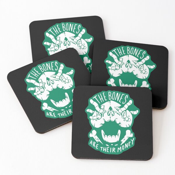 Item preview, The Bones Are Their Money - Green designed and sold by MetalloidManiac.