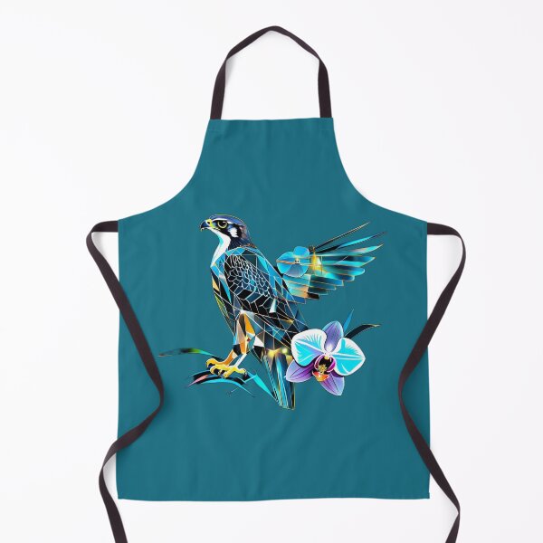 Item preview, Falcon – Dark Tones with Blue Sky & Yellow Accents and Orchid designed and sold by Naturalite19.