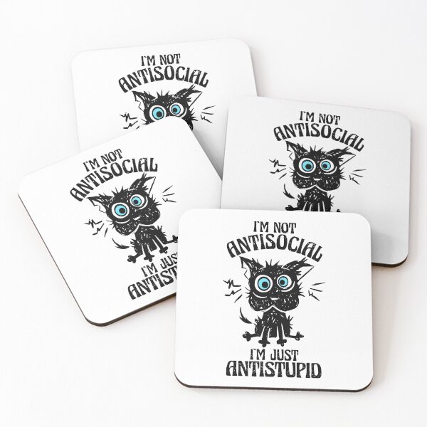 Item preview, I'm not antisocial I'm just antistupid designed and sold by HandicraftArt.