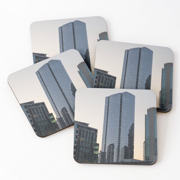 Item preview, Glass Towers at Dusk designed and sold by NoRagetsArt.