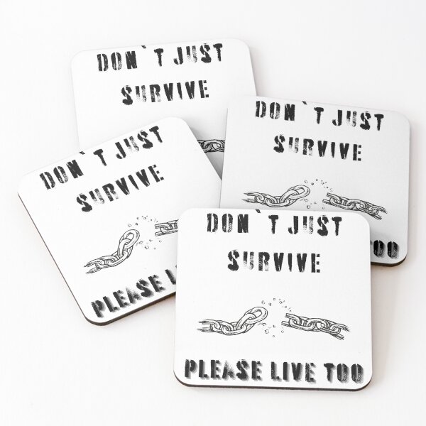 Item preview, don`t just survive, please live too designed and sold by amaturka.