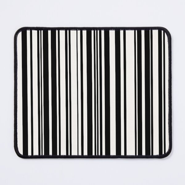 Item preview, Black and White Barcode Striped Pattern designed and sold by WD-Artist.