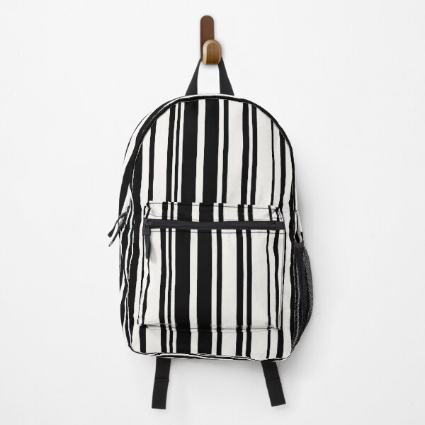 Item preview, Black and White Barcode Striped Pattern designed and sold by WD-Artist.