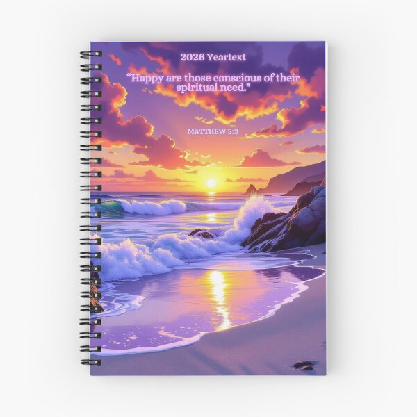 Item preview, 2026 Yeartext Purple Beach  designed and sold by IvaRenee.