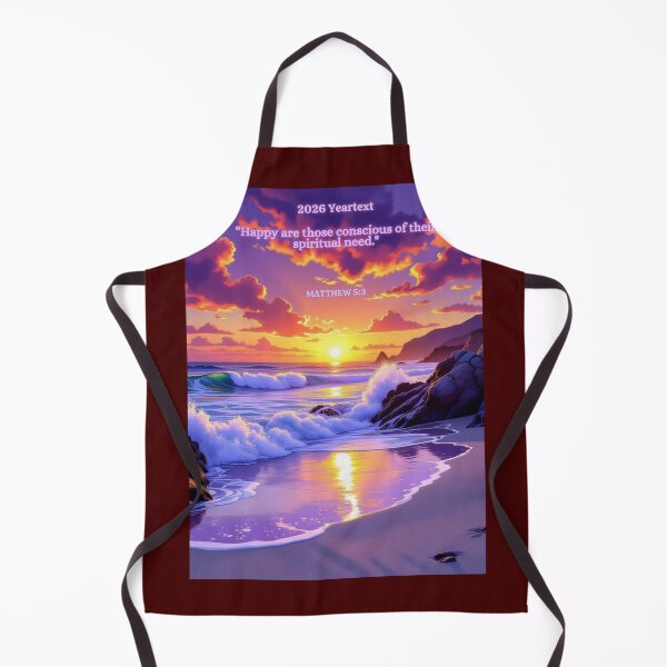 Item preview, 2026 Yeartext Purple Beach designed and sold by IvaRenee.