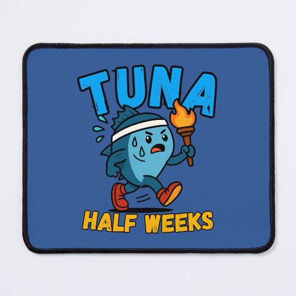 Item preview, Tuna Half Weeks – Funny Running Fish Torch Pun designed and sold by buglevel.